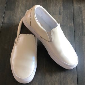 Pearl Leather Vans